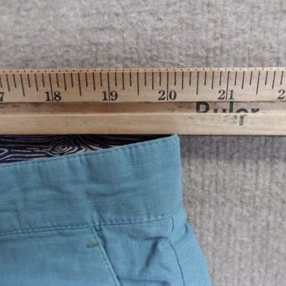 Ted Baker Mens Shorts 40 Blue Solid Cotton Chino 9" - Picture 7 of 11